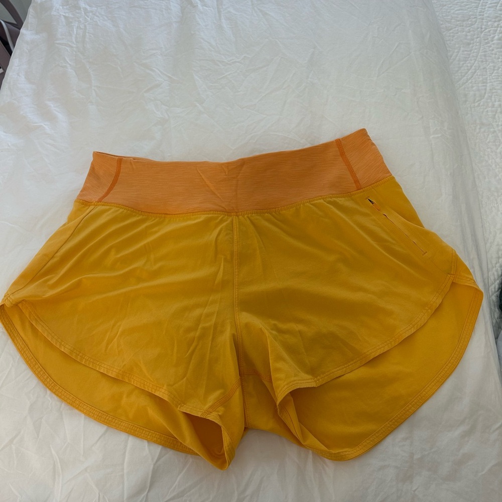 Outdoor Voices Orange Athletic Shorts 4” inseam